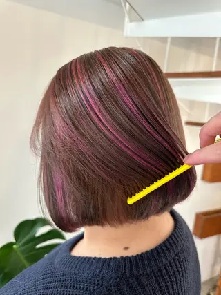 ショート カラー peakshair所属・艶々になる髪質改善 𝒀𝑼𝑻𝑶のヘアスタイル