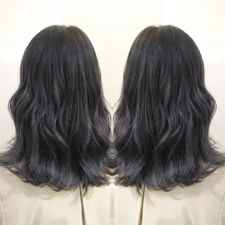 ミディアム カラー 韓国カラーエクステ 👑代表渡部雅己👑のヘアスタイル