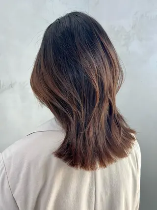 ミディアム 銀座/韓国/ワンホン 🤍艶髪🖤nahoのヘアスタイル