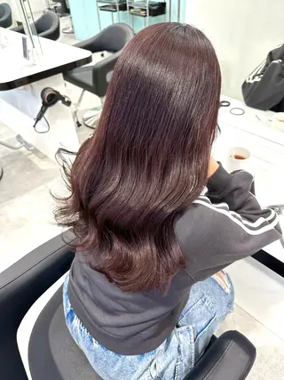 セミロング カラー 透明感・トレンドヘア 🫧SENDAI🫧のヘアスタイル