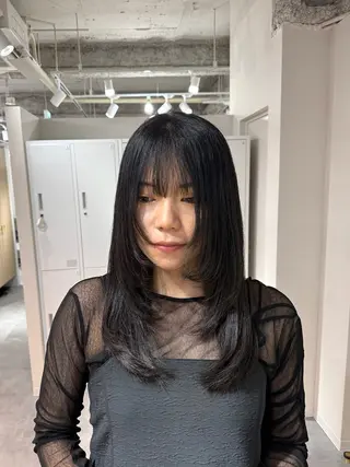 ロング attrait【アトレ】🌱梅田店所属・AYANA🫧酸性 縮毛/艶髪TR🫧のヘアスタイル