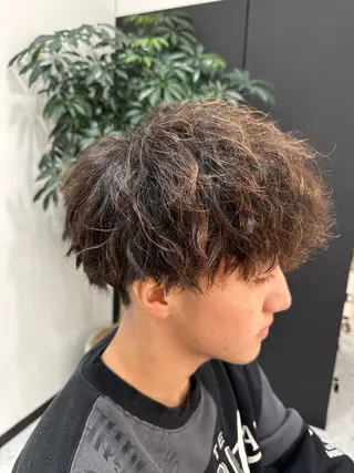 パーマ メンズ 縮毛矯正・髪質改善 鈴木悠太/当日OK✨のヘアスタイル