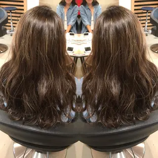 ミディアム カラー 大久保 隆蔵のヘアスタイル