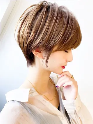 ショート カラー 川﨑 蓮二のヘアスタイル