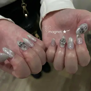 ネイル ワンホン/キラキラ ネイル💎yukaのネイルデザイン