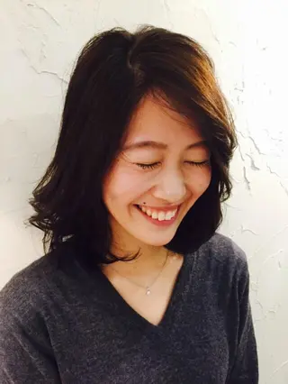 ショート ミディアム LoRE hair 四条河原町 西尾友里のヘアスタイル