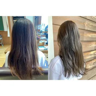 ロング カラー ヘアアレンジ topstylist 野口 雅のヘアスタイル