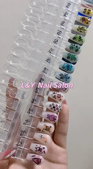 ネイル L&Y Nail🎀 思雪のネイルデザイン