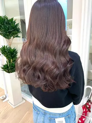 ロング カラー ParveMix 佐々木梨紗🤍のヘアスタイル