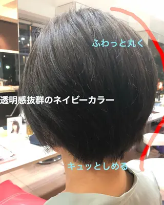 ショート カラー 手櫛でストレート/ 人生を変える美髪へのヘアスタイル