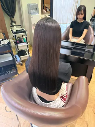 ロング 溝口 槙里也のヘアスタイル
