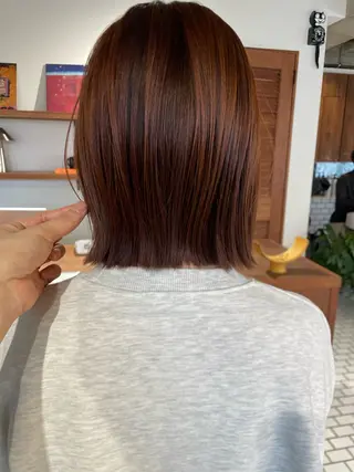 ミディアム カラー her所属・kaito /都立大学herのヘアスタイル