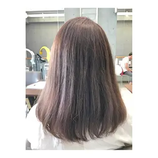 ミディアム カラー 大栗 佑也  髪質改善のヘアスタイル
