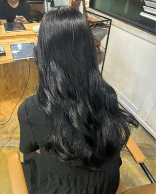 セミロング 髪質改善&艶カラー sotaのヘアスタイル