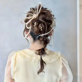 ヘアアレンジ 🤍髪質改善➕透明感 カラー🤍川上葵のヘアスタイル