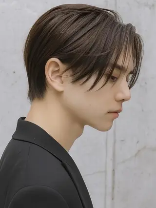 メンズ 骨格補正似合わせ カット阿部建のヘアスタイル