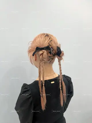 ミディアム navi minoriのヘアスタイル