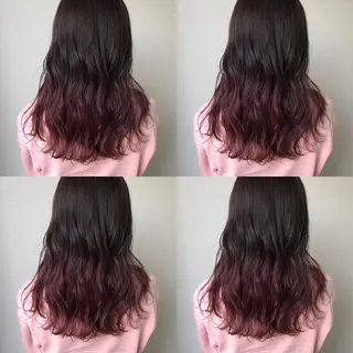 ロング カラー Hanna by W_SALONのヘアスタイル