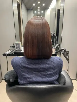 ミディアム 松尾 祐輝のヘアスタイル