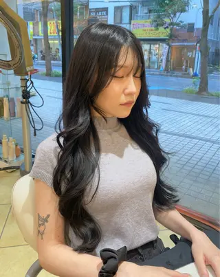 ロング 村上 俊輔のヘアスタイル