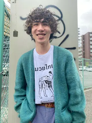 カラー パーマ ヘアアレンジ メンズ パーマ指名No1 /namiのヘアスタイル