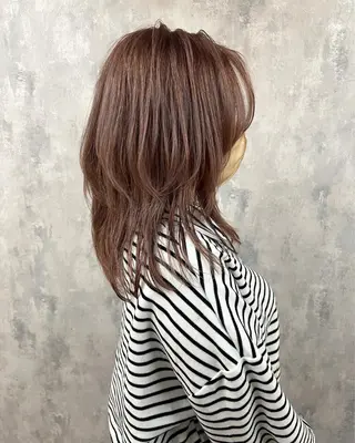 ミディアム カラー 韓国系/ダブルカラー /トグチリンカのヘアスタイル