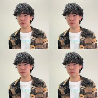 パーマ メンズ 茅ヶ崎パーマ特化/ スパイラル/ハルキのヘアスタイル