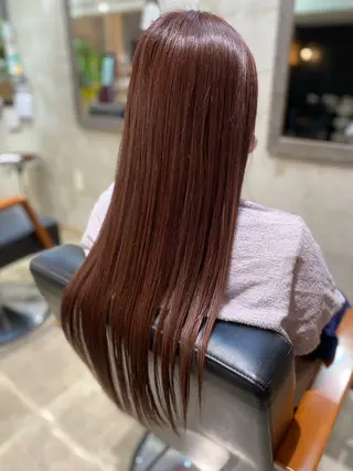カラー 川原 結希音のヘアスタイル