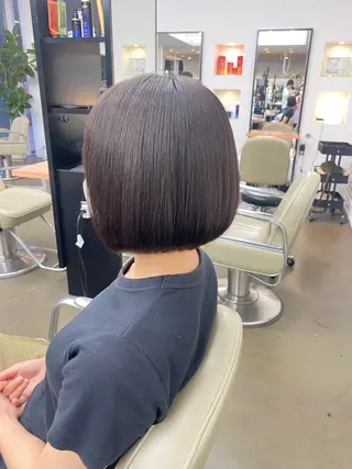 ショート DIFINOaoyama所属・🎧ayaka/ボブ /透明感カラー🩵のヘアスタイル