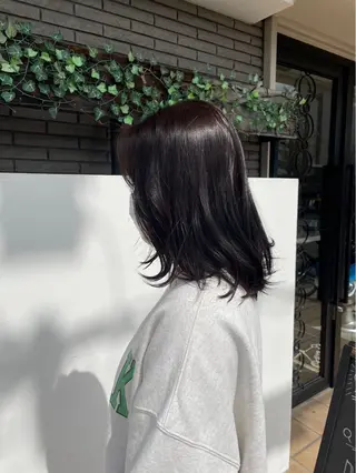 セミロング カラー 🐥Homie/ yuna🐥のヘアスタイル