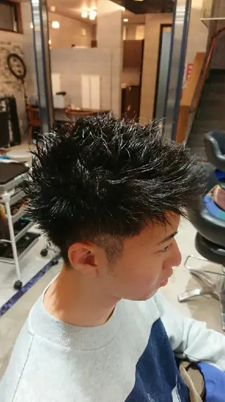 メンズ パーマ 浅野  勇貴のヘアスタイル