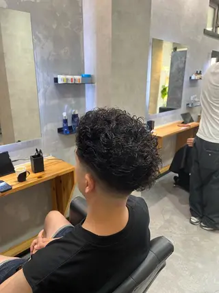 ショート メンズ 福田 竜作のヘアスタイル