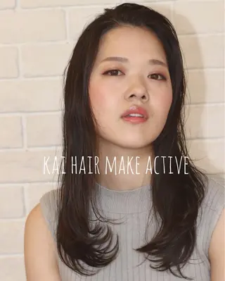 セミロング 坂東 秀幸のヘアスタイル