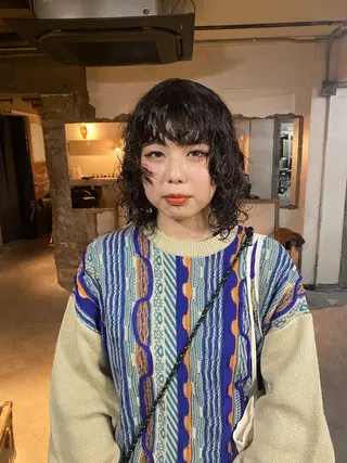 ミディアム パーマ お任せヘア☘️☘️ 及川渚のヘアスタイル