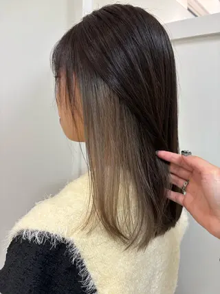 ミディアム カラー Eleanor立川北口所属・🦋YUI 髪質改善 ブリーチ 着付け🦋のヘアスタイル