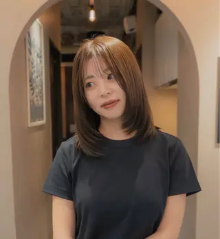 ミディアム lou  by  revo所属・カット無料❗️🫧 由姫🫧のヘアスタイル