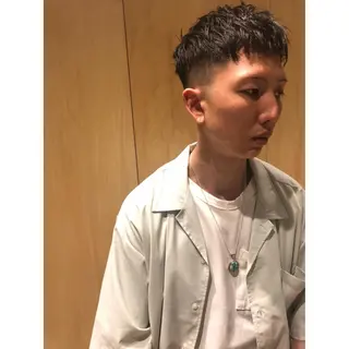 メンズ 🌈圧倒的デザイン パーマ　関和希のヘアスタイル