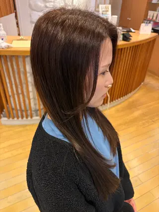 セミロング 田口 響希のヘアスタイル