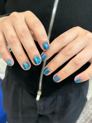 ネイル 0203ムニムサン 💙Honokaのネイルデザイン