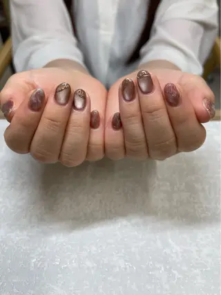 ミディアム Nonche大阪梅田店所属・Nonche 大阪梅田店のネイルデザイン