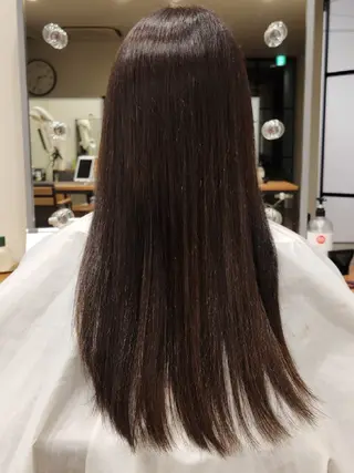 ロング カラー 青木 力のヘアスタイル