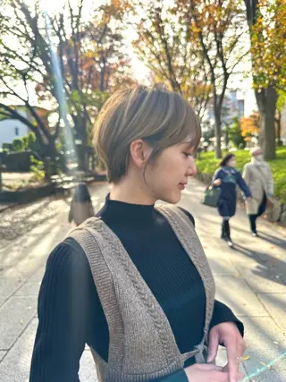 ショート taiga ショート /レイヤー/矯正🌈のヘアスタイル