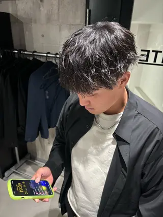 パーマ メンズ _white【京橋店】所属・_WHITE / KENTOのヘアスタイル