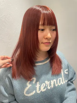 ミディアム ボブ/ショート おおいえひびきのヘアスタイル