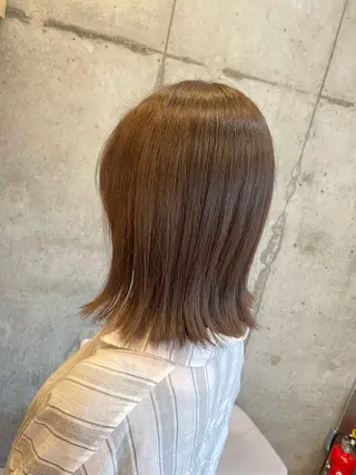 ミディアム ami🍊hair salon soilのヘアスタイル