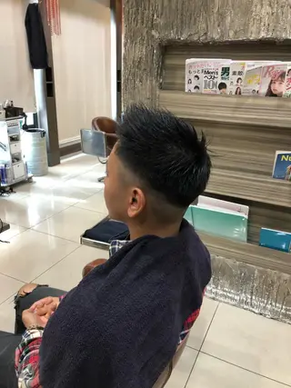 ショート メンズパーマ スペシャリスト大塚のヘアスタイル