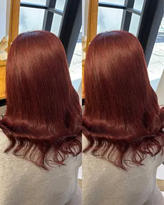 ミディアム 🍒しの🍒 透明感カラー/カットのヘアスタイル