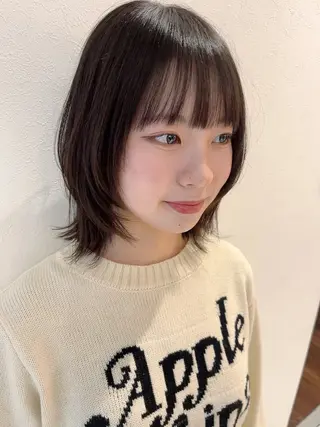 ミディアム 全国認定講師 高久のヘアスタイル