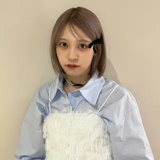 ミディアム カラー はるか/ CosyVelvetのヘアスタイル