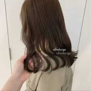 セミロング カラー ParveMix ♡白神みやびのヘアスタイル